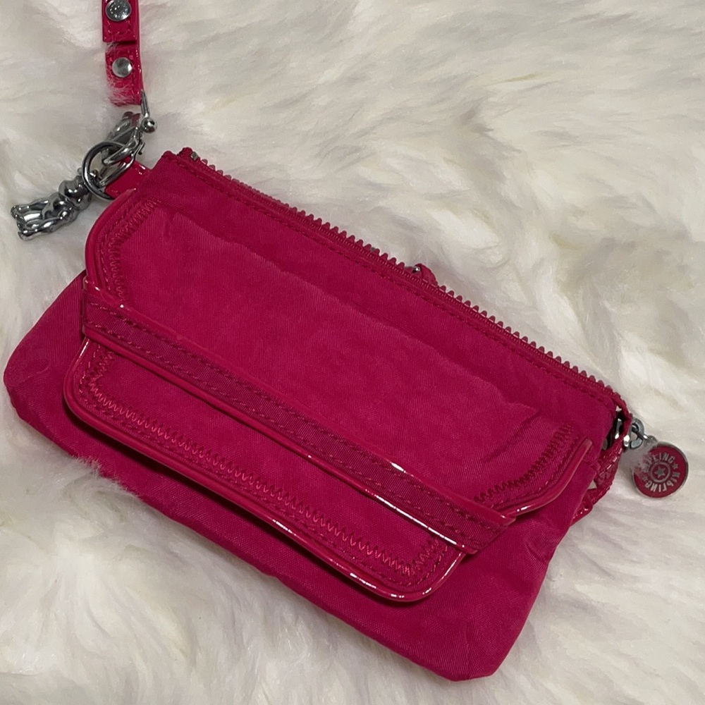 Kipling Pink Clutch Wristlet